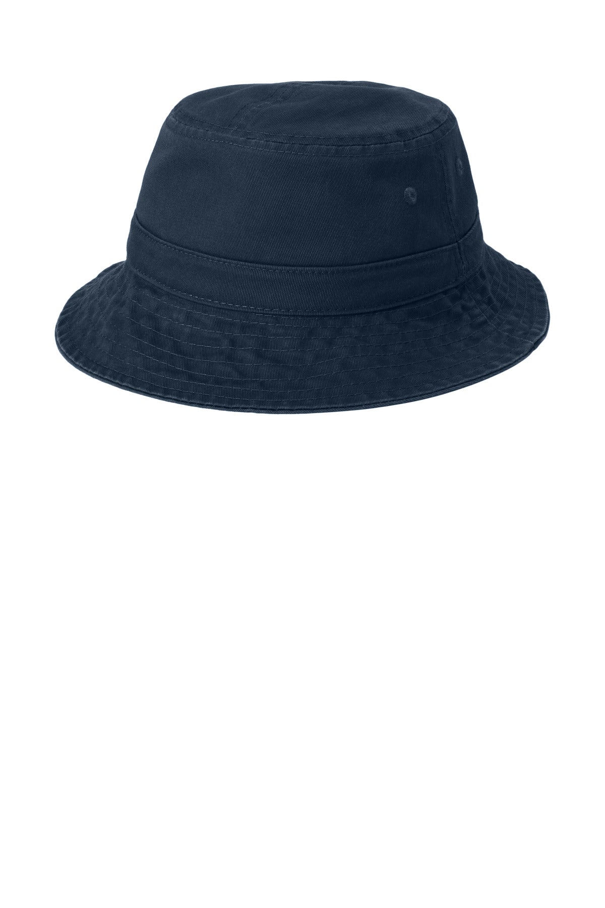 Custom logo Port Authority® Bucket Hat. PWSH2 in Navy