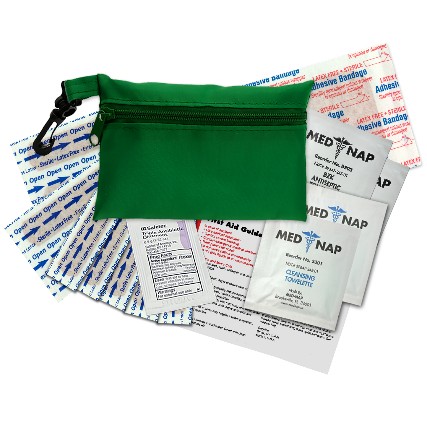 Zip Pouch First Aid Kit - 16 Piece