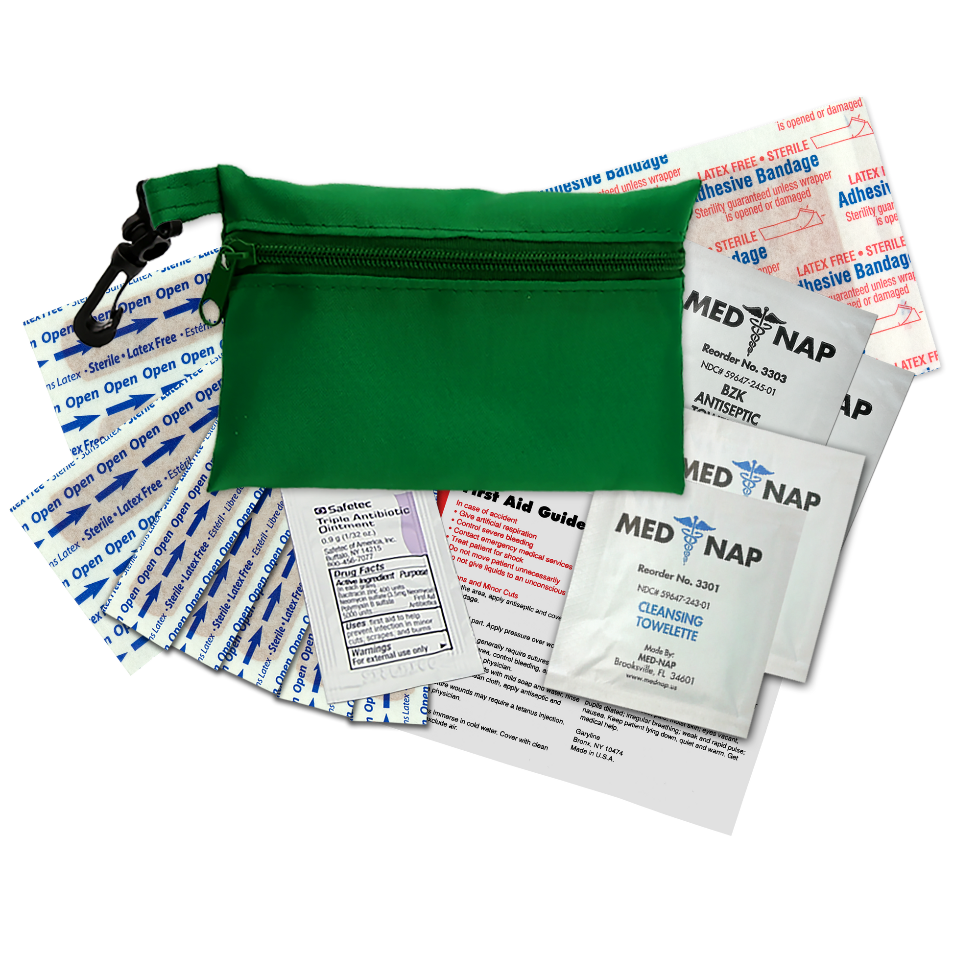 Zip Pouch First Aid Kit - 16 Piece