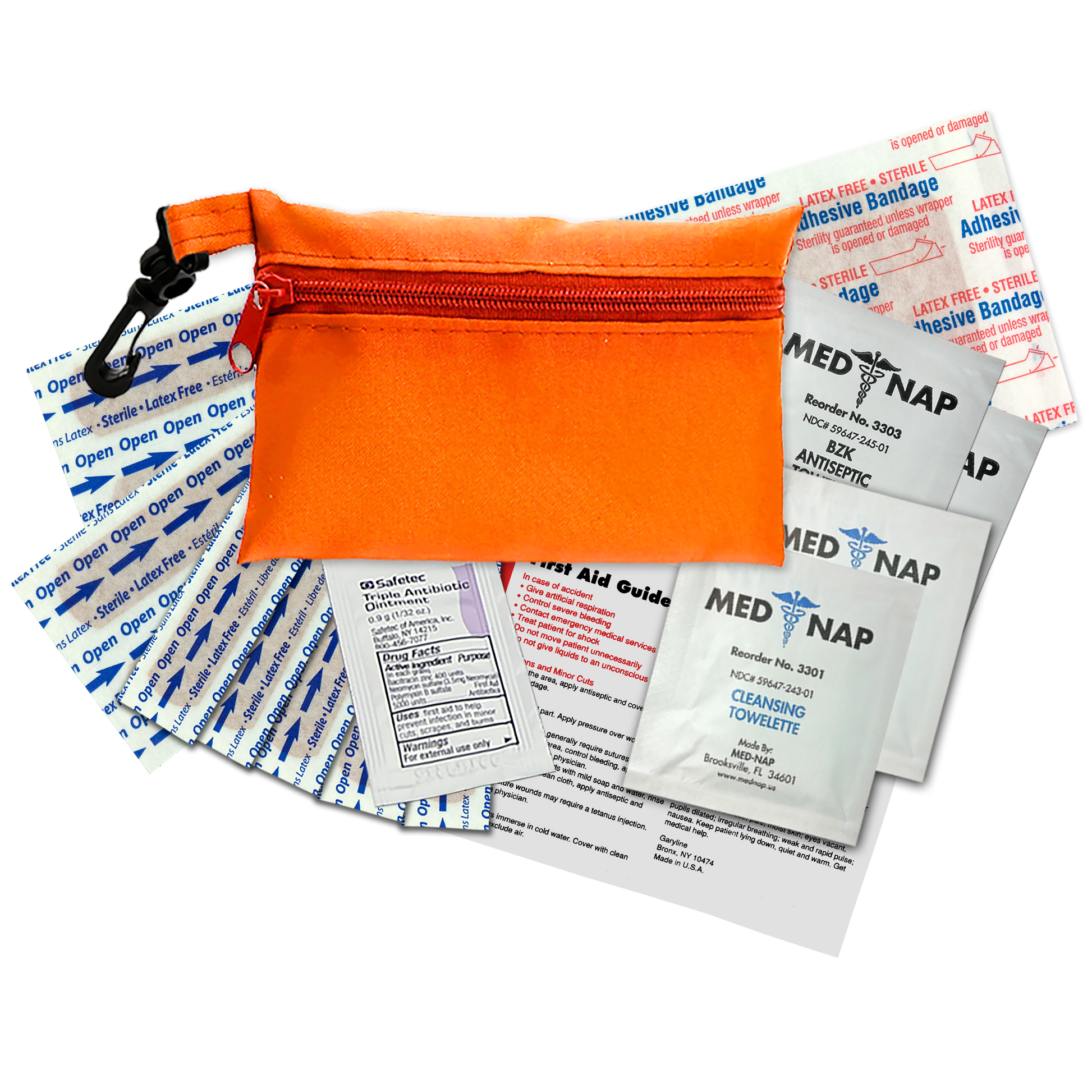 Zip Pouch First Aid Kit - 16 Piece