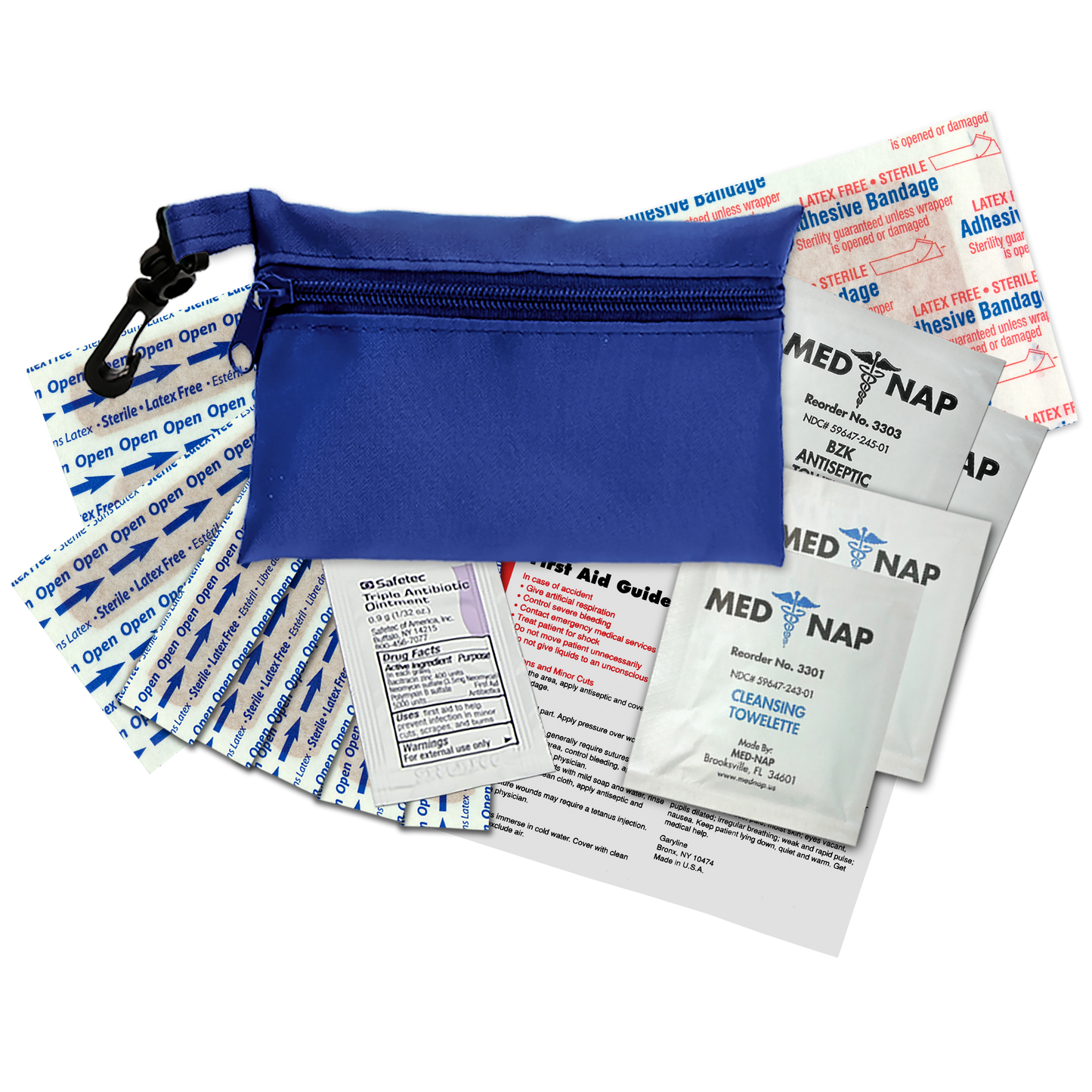 Zip Pouch First Aid Kit - 16 Piece