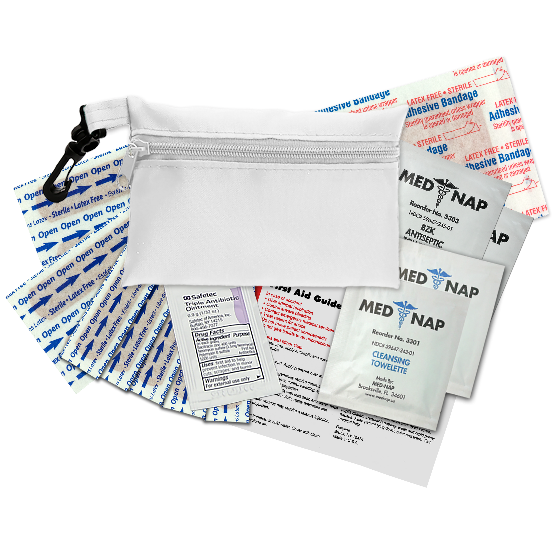 Zip Pouch First Aid Kit - 16 Piece