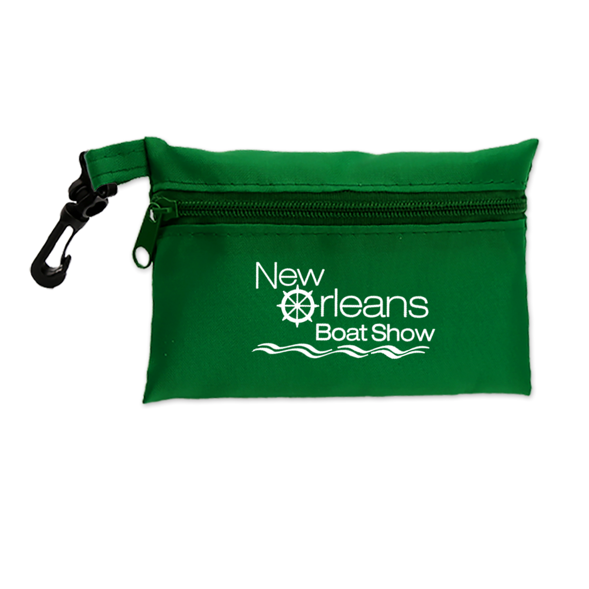 Custom logo Polyester Zip Pouch