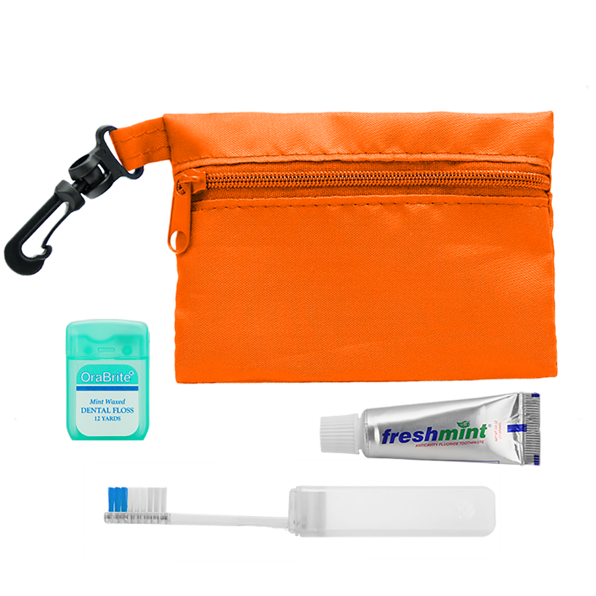 Custom logo Zip Pouch Travel Kit – 3 Piece