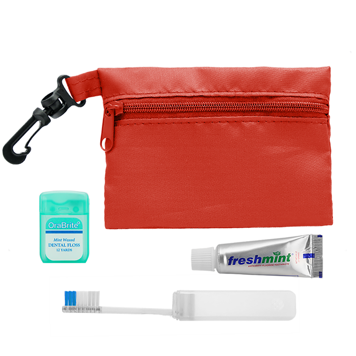 Custom logo Zip Pouch Travel Kit – 3 Piece