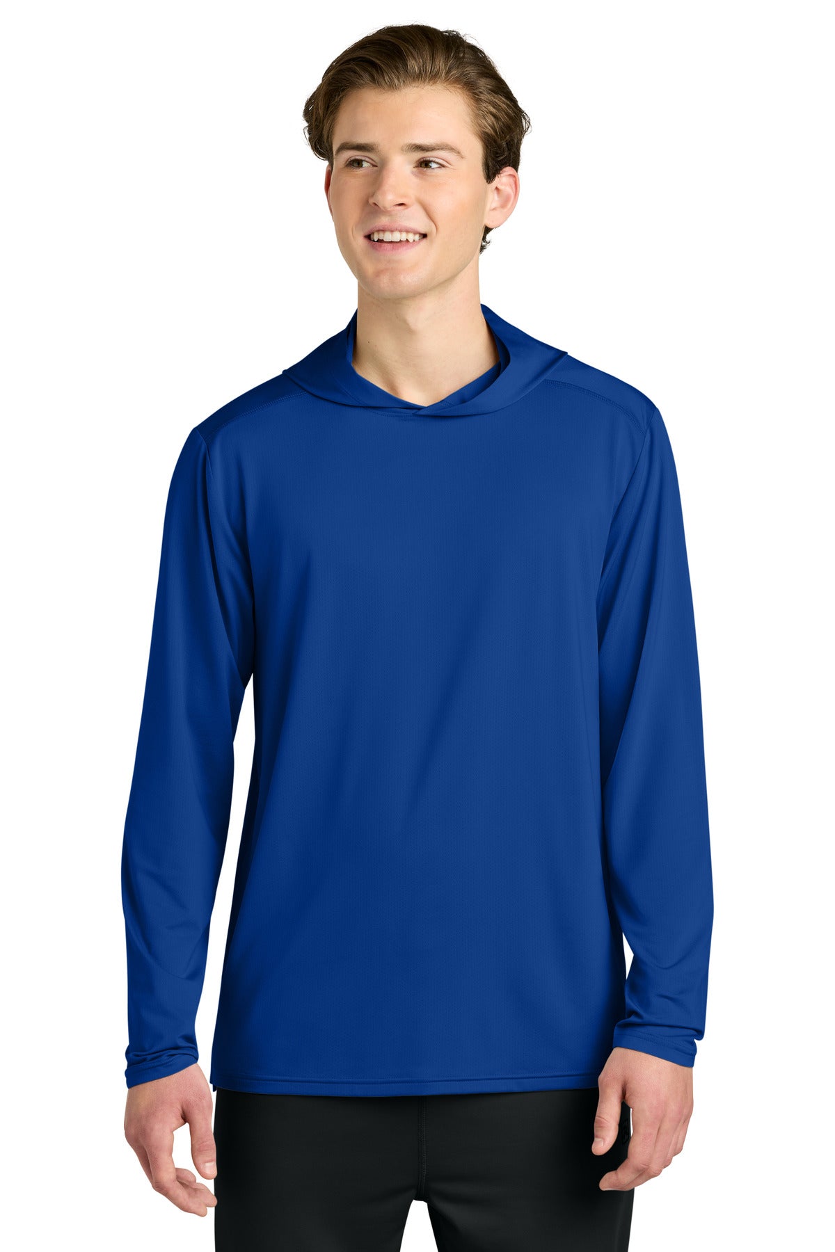 Custom logo Richardson Clutch Long Sleeve Hoodie RA7110LSH in Royal