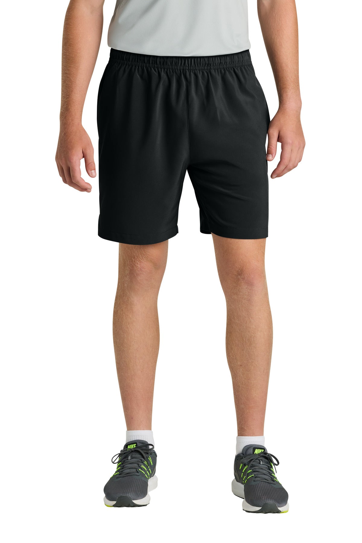 Custom logo Richardson Barrage Stretch Woven Training Short RA7401B in Black