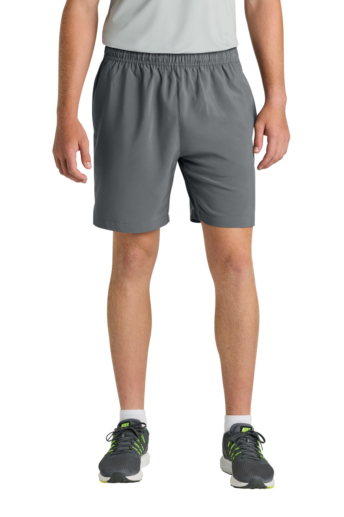 Custom logo Richardson Barrage Stretch Woven Training Short RA7401B in Charcoal