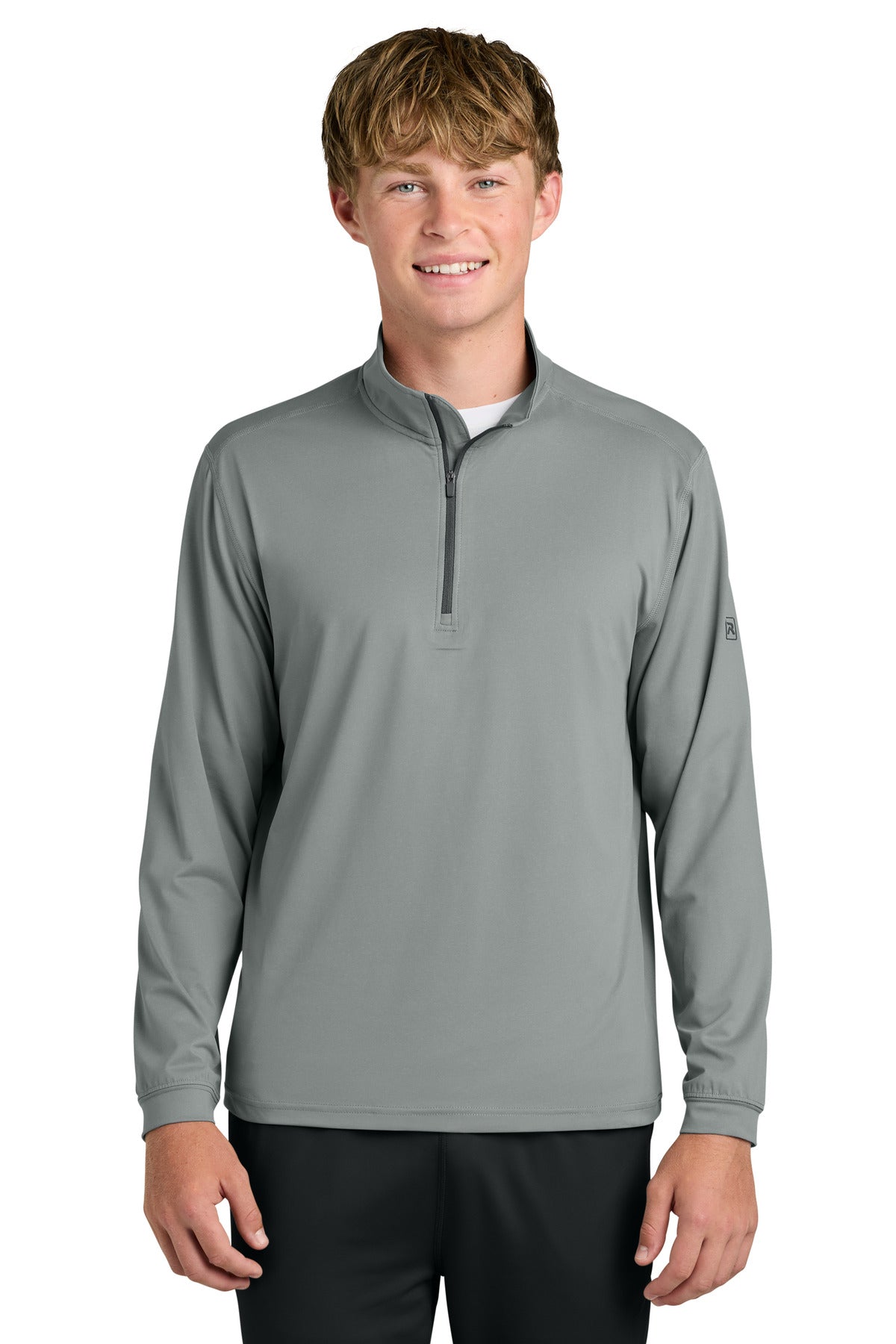 Custom logo Richardson Vertex 1/4-Zip Pullover RA7500Q in Grey