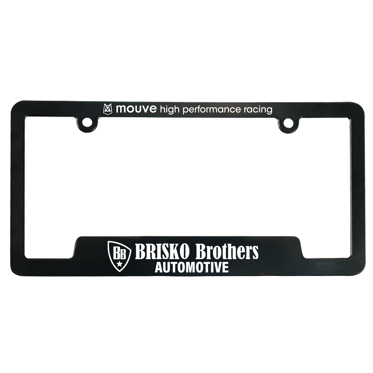 Custom logo 3-D Corner-View License Plate Frame