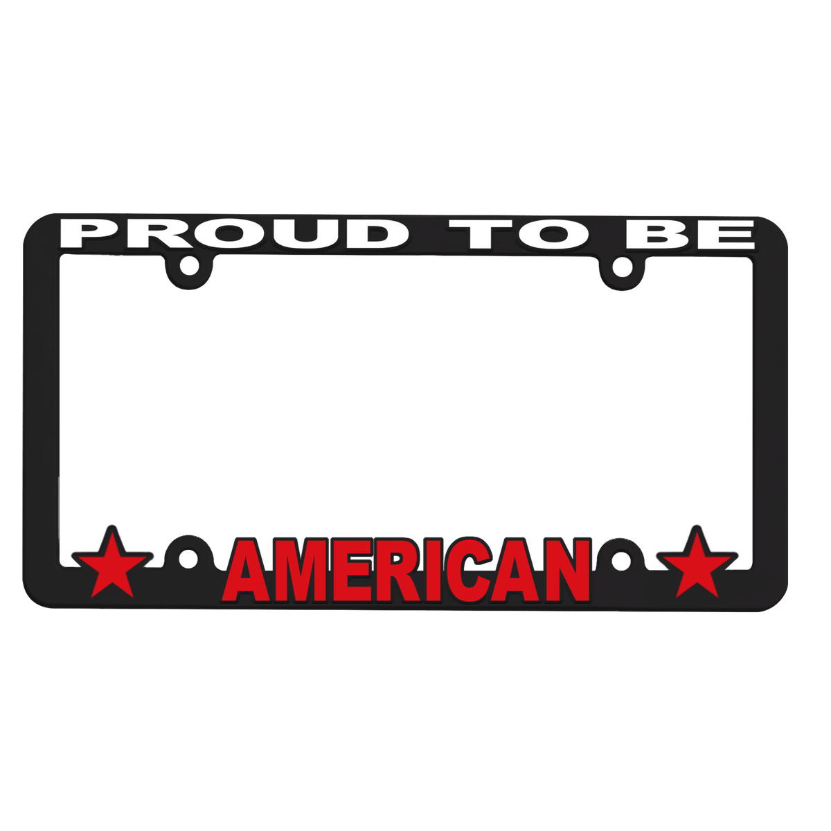 Custom logo 3-D Full-View License Plate Frame