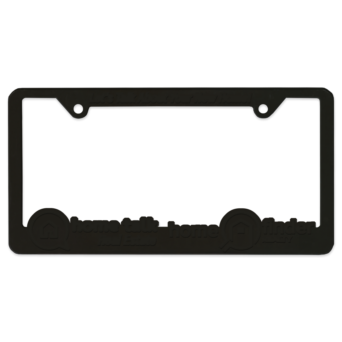 Custom logo 3-D Traditional License Plate Frame