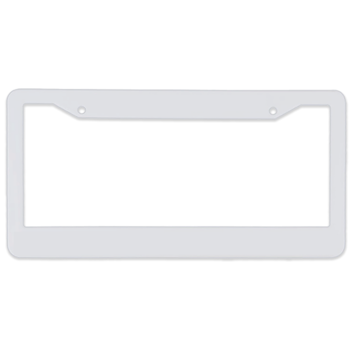 Custom logo 3-D Two-Corner License Plate Frame