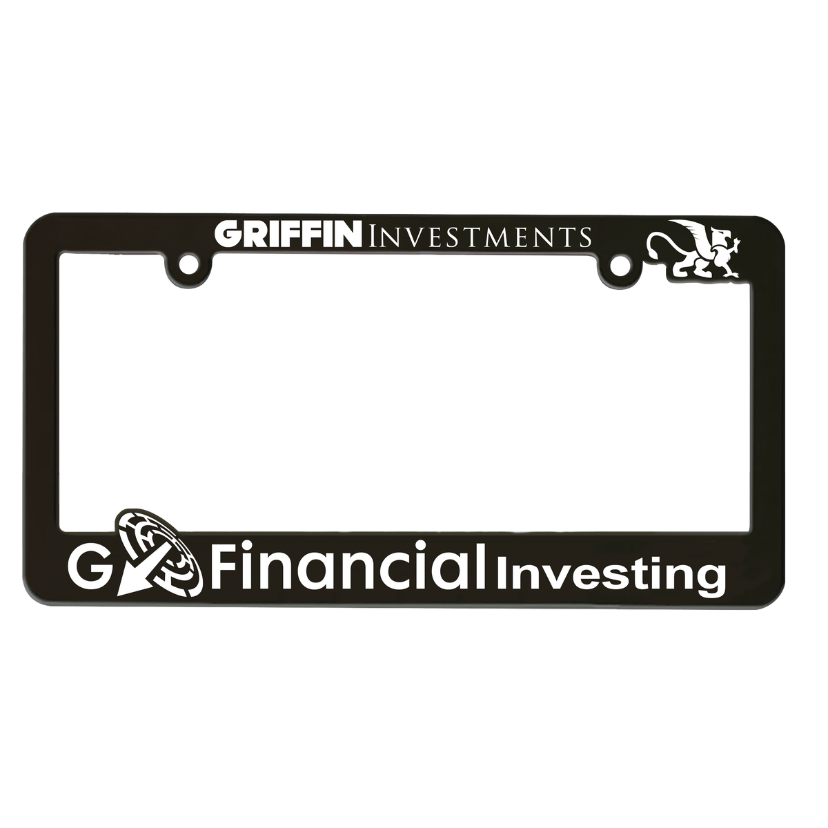 Custom logo 3-D Maximum License Plate Frame