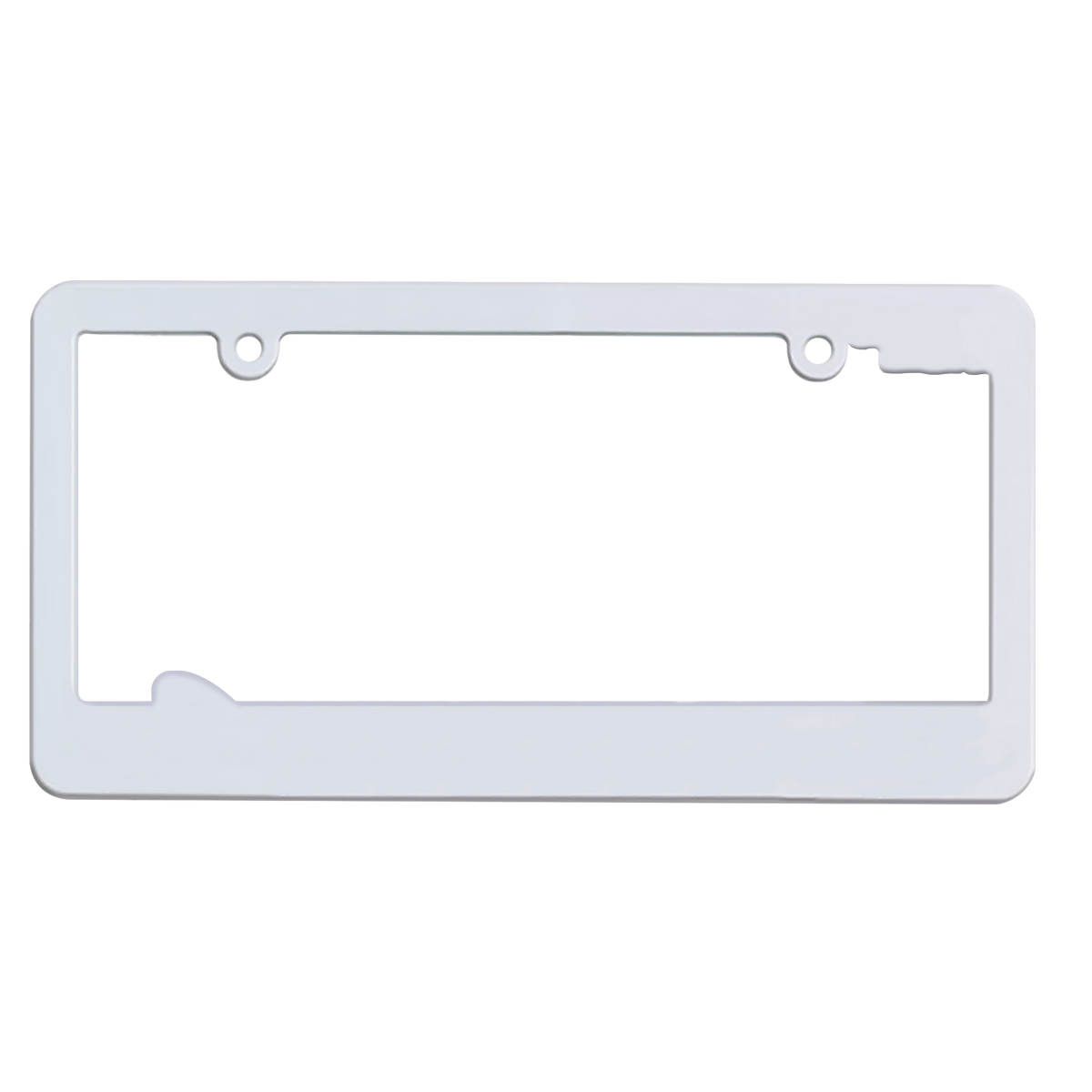 Custom logo 3-D Maximum License Plate Frame