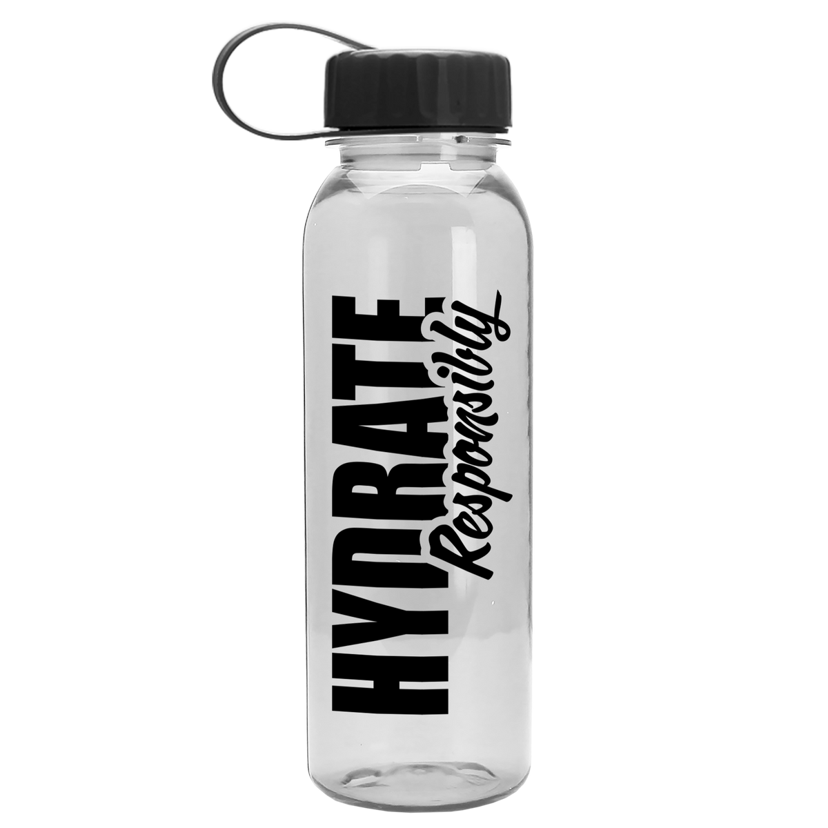 Custom logo Outdoorsman Tritan® Renew Bottle with Tethered Lid - 24 oz.