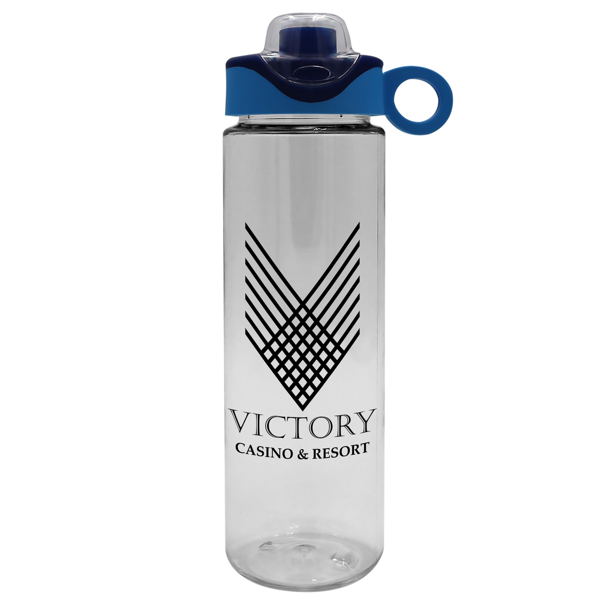 Custom logo Freedom Tritan® Renew Bottle with Two-Tone Drink-Thru Lid with Silicone Loop - 28 oz.