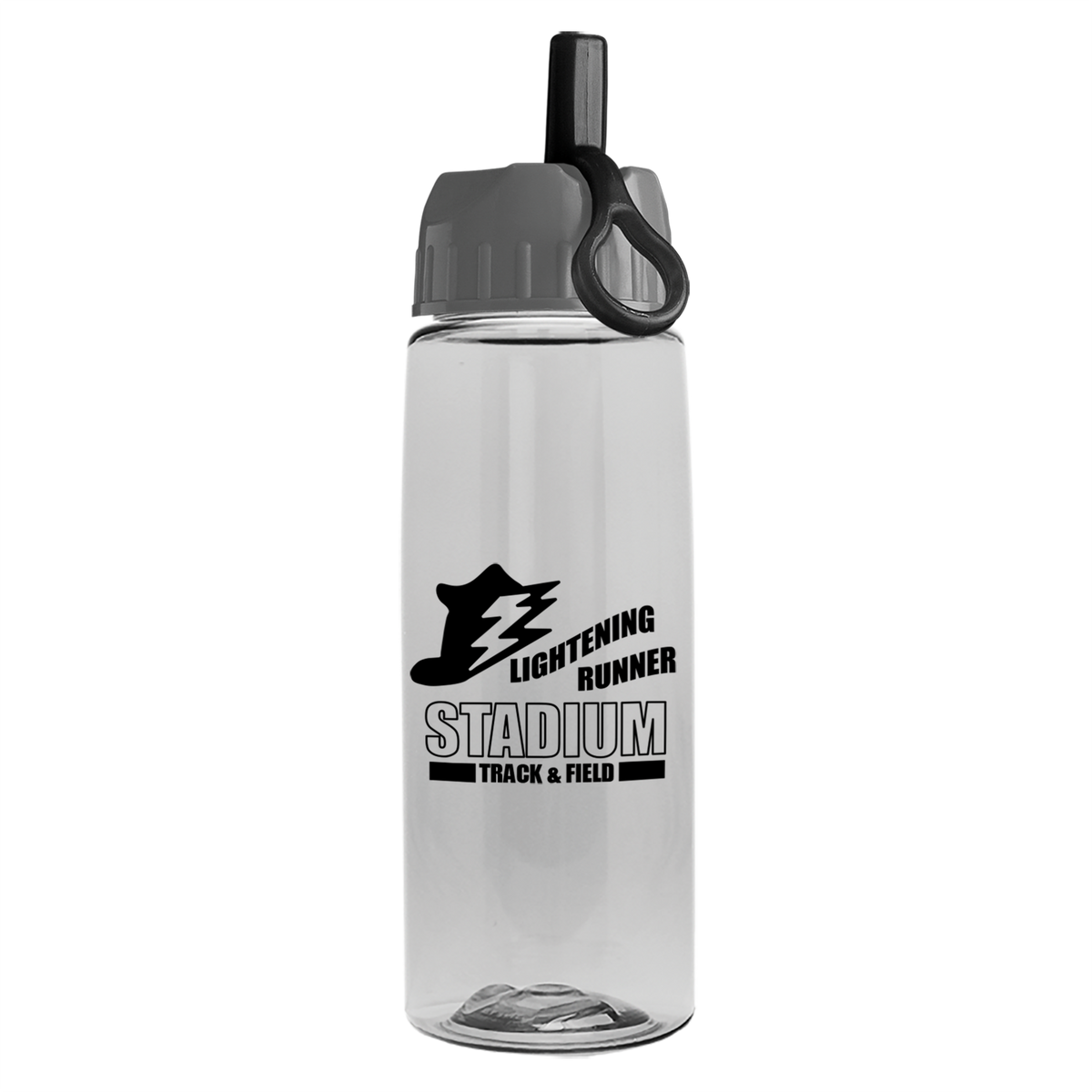 Custom logo Flair Tritan® Renew Bottle with Ring-Straw Lid - 26 oz.
