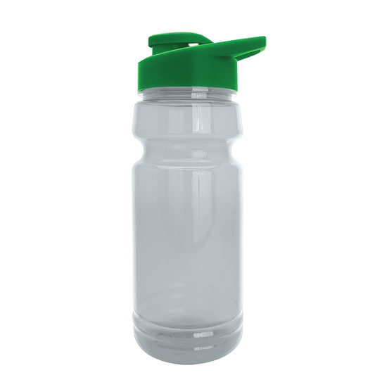 Custom logo Trainer RPET Bottle with Drink-Thru Lid - 24 oz.
