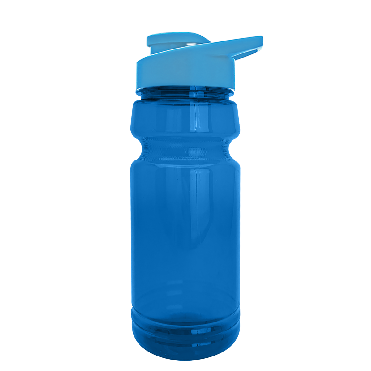 Custom logo Trainer RPET Bottle with Drink-Thru Lid - 24 oz.