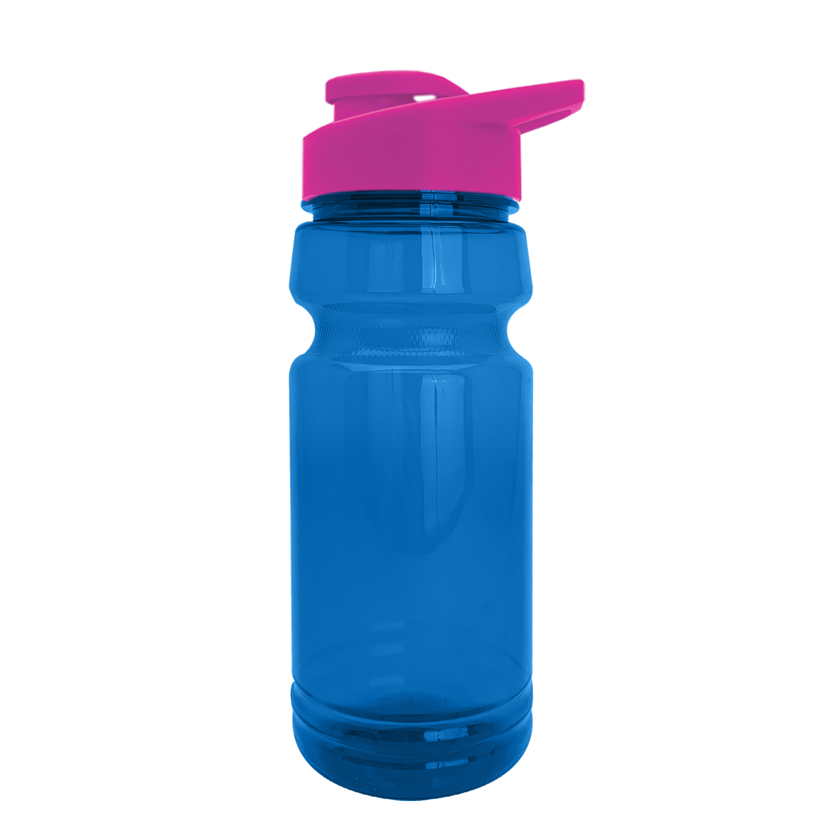 Custom logo Trainer RPET Bottle with Drink-Thru Lid - 24 oz.