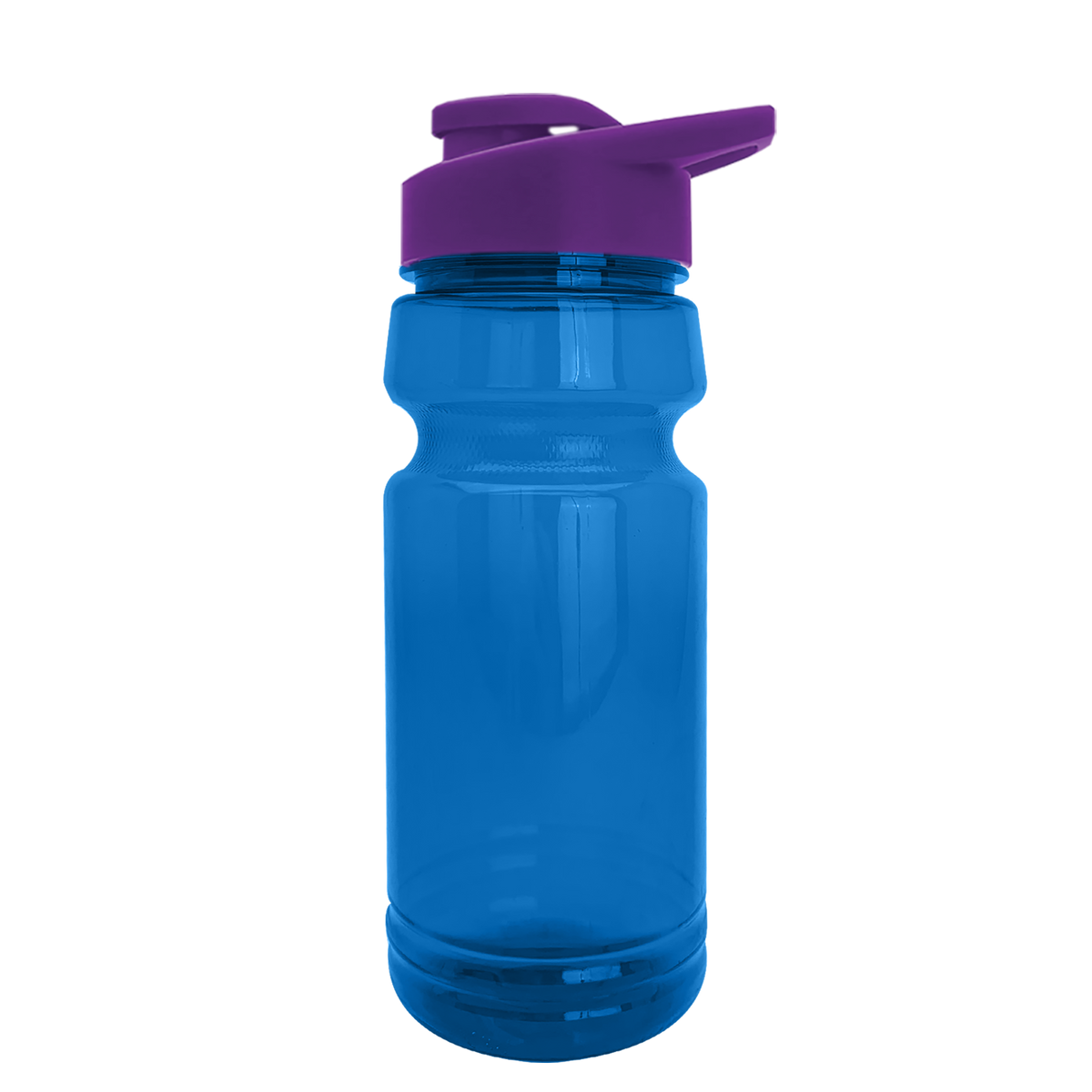 Custom logo Trainer RPET Bottle with Drink-Thru Lid - 24 oz.