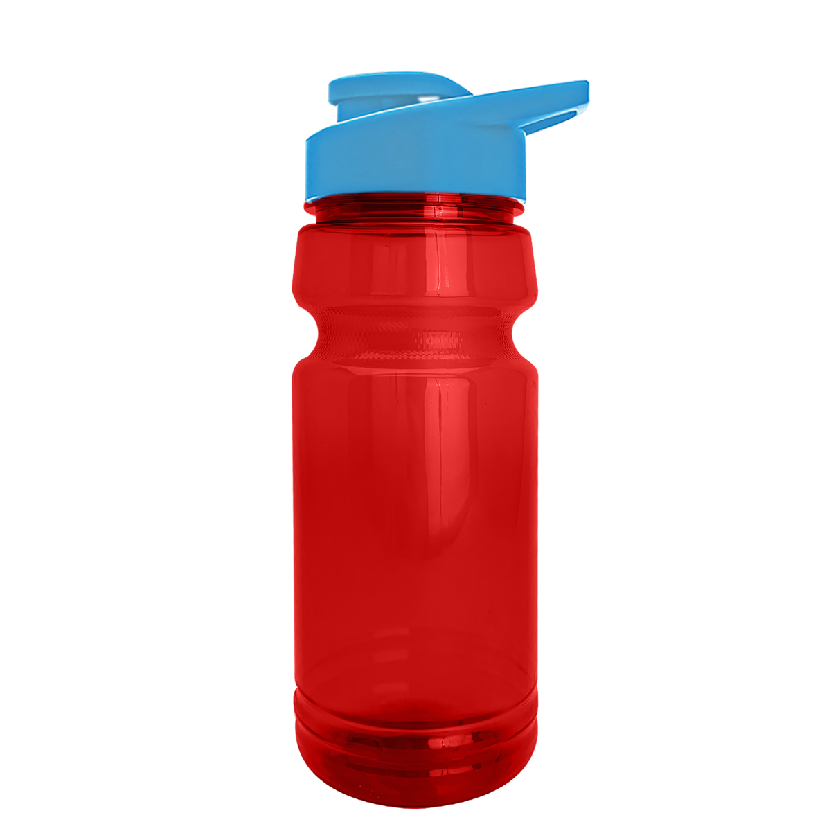 Custom logo Trainer RPET Bottle with Drink-Thru Lid - 24 oz.