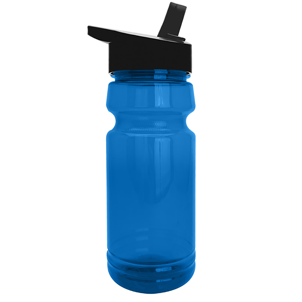 Custom logo Trainer RPET Bottle with Flip-Straw Lid - 24 oz.