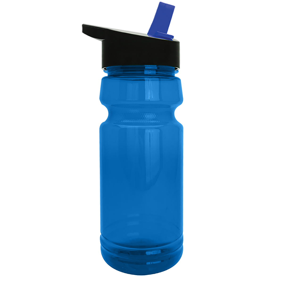 Custom logo Trainer RPET Bottle with Flip-Straw Lid - 24 oz.