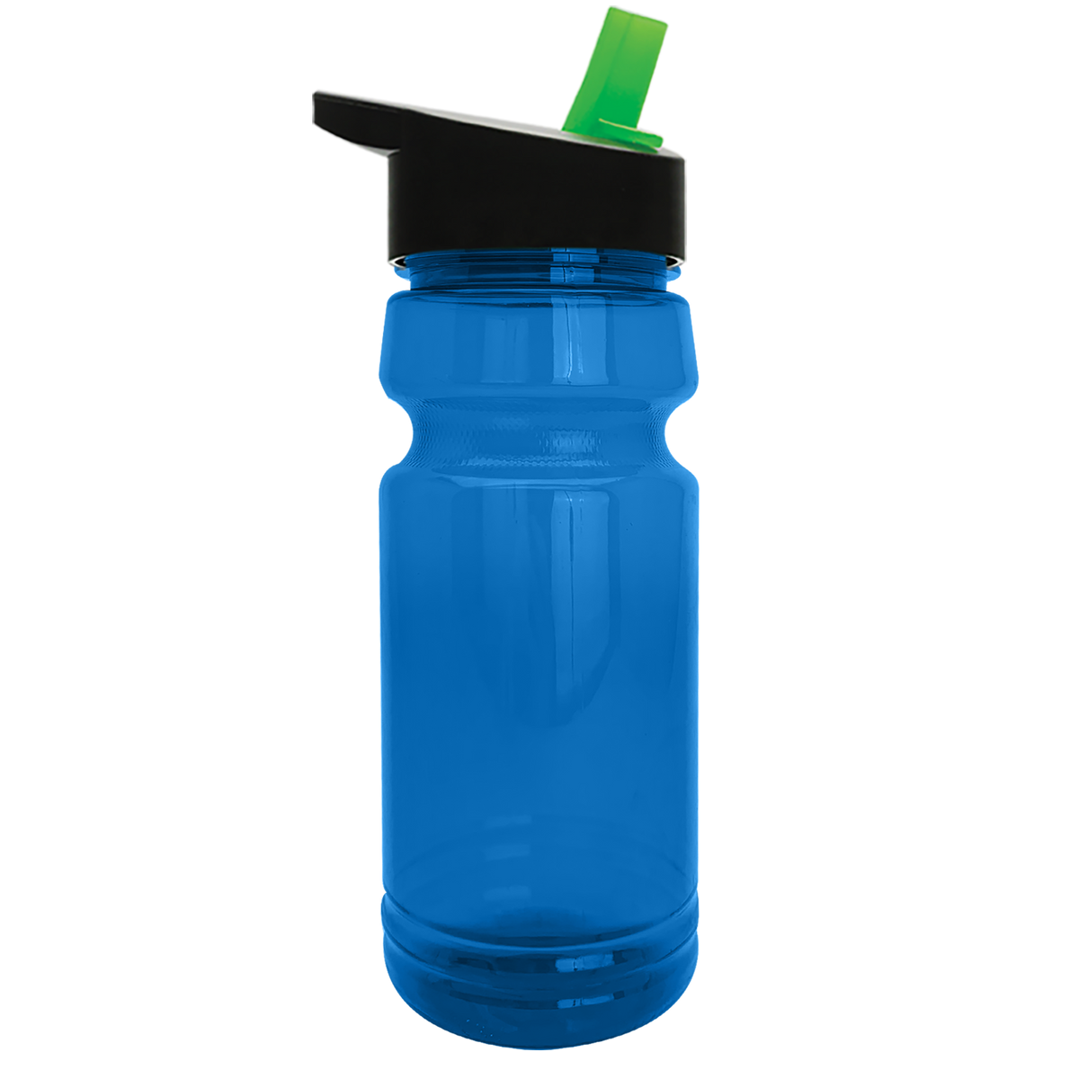 Custom logo Trainer RPET Bottle with Flip-Straw Lid - 24 oz.
