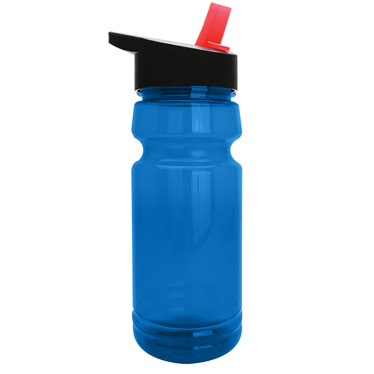 Custom logo Trainer RPET Bottle with Flip-Straw Lid - 24 oz.