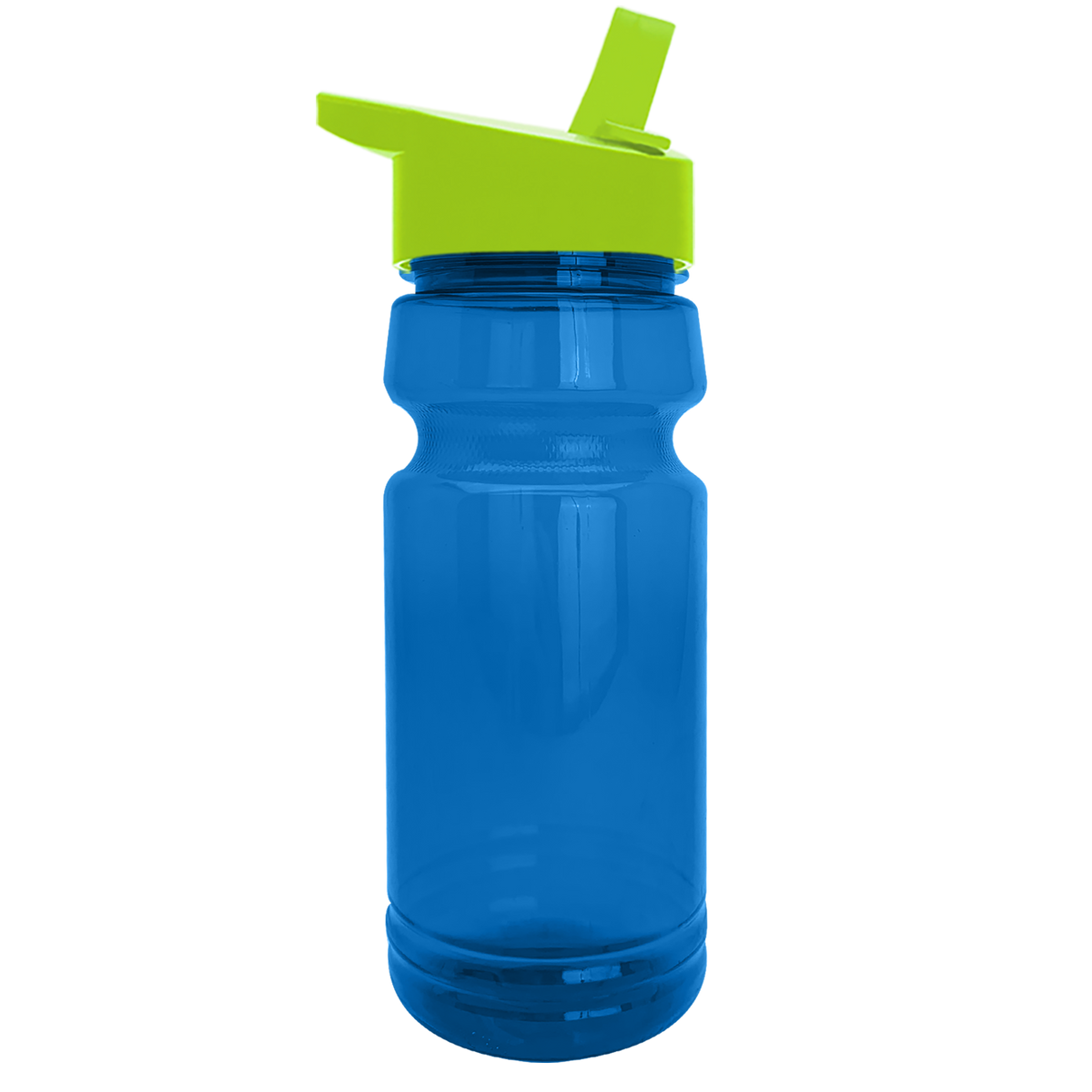 Custom logo Trainer RPET Bottle with Flip-Straw Lid - 24 oz.