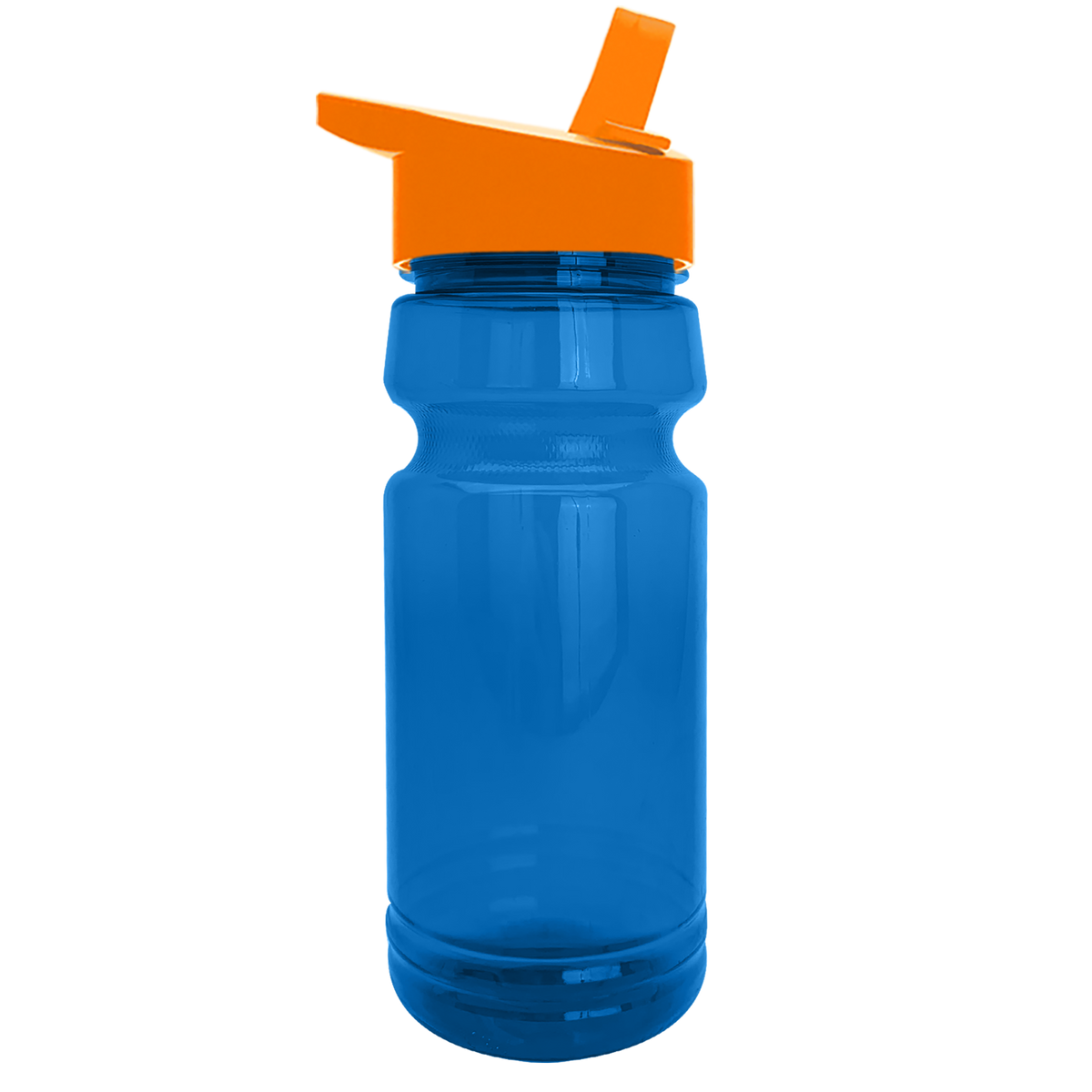 Custom logo Trainer RPET Bottle with Flip-Straw Lid - 24 oz.