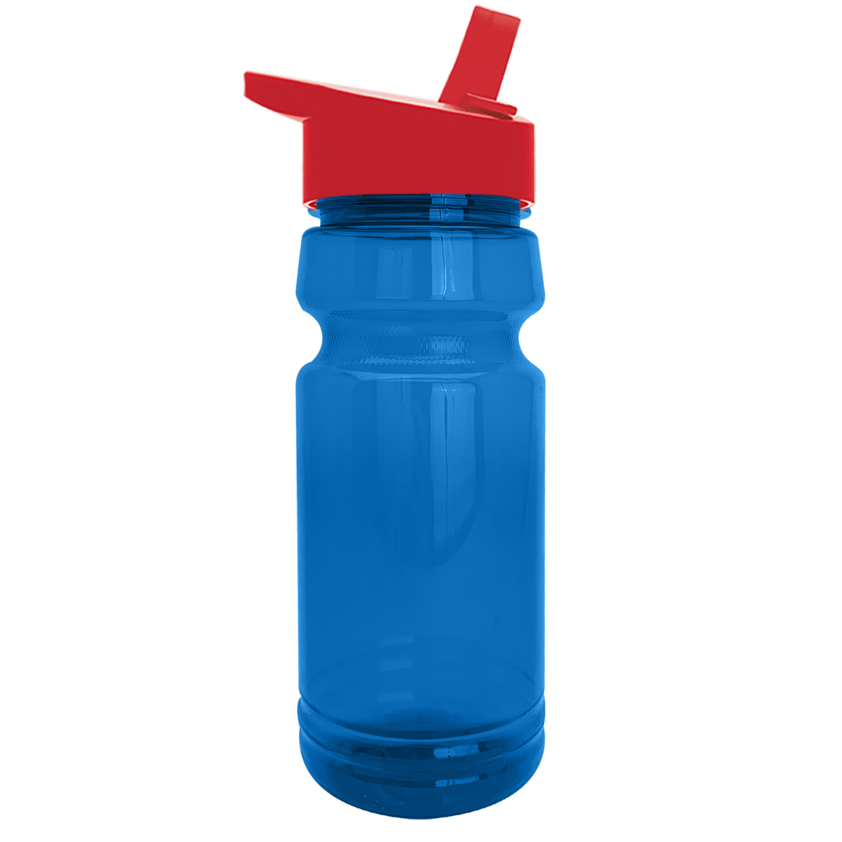 Custom logo Trainer RPET Bottle with Flip-Straw Lid - 24 oz.
