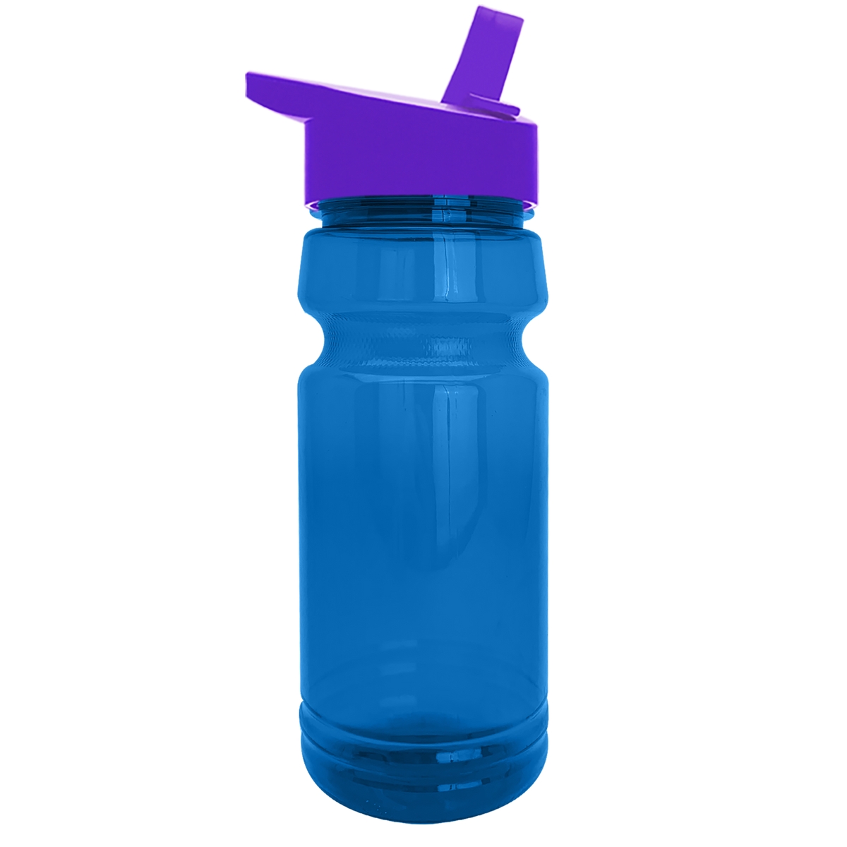 Custom logo Trainer RPET Bottle with Flip-Straw Lid - 24 oz.