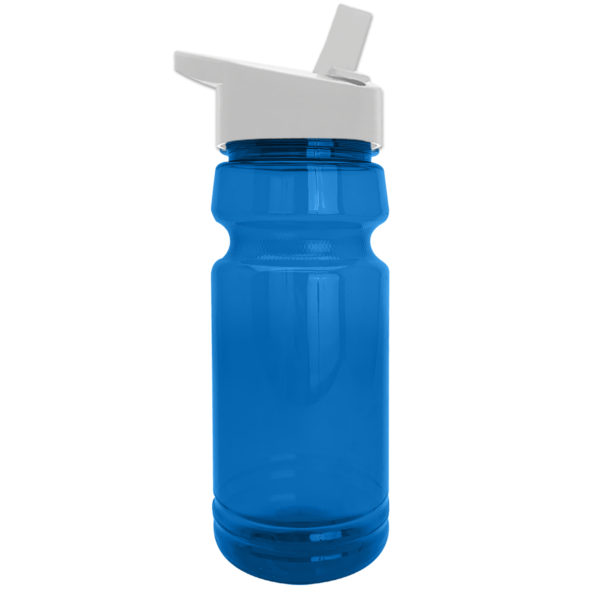 Custom logo Trainer RPET Bottle with Flip-Straw Lid - 24 oz.