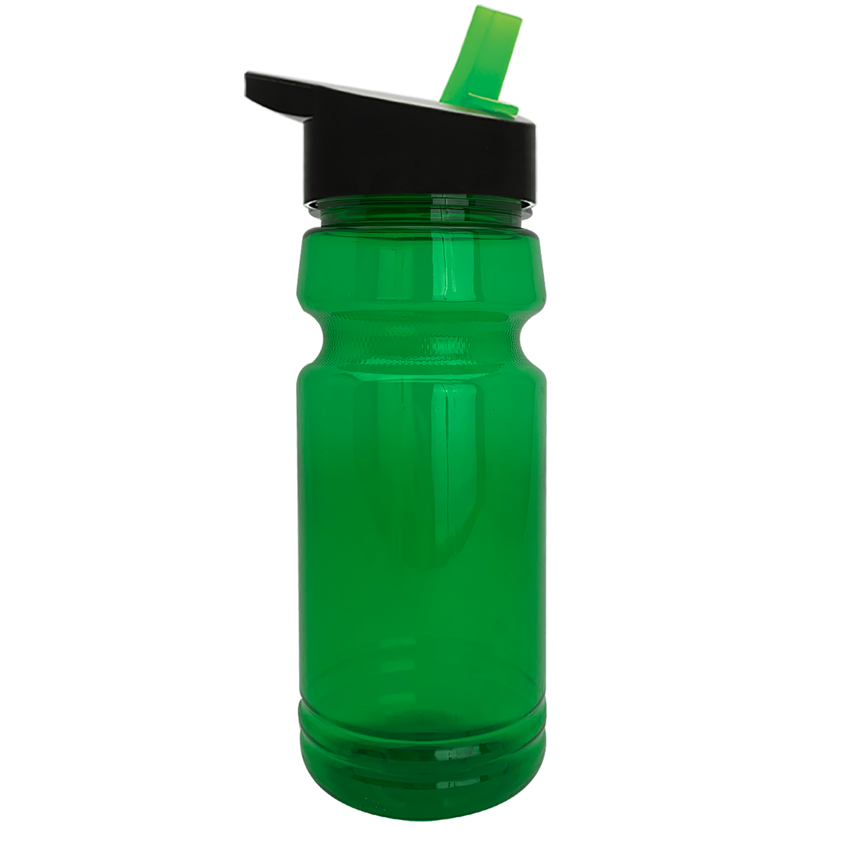 Custom logo Trainer RPET Bottle with Flip-Straw Lid - 24 oz.