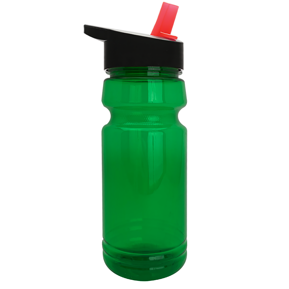Custom logo Trainer RPET Bottle with Flip-Straw Lid - 24 oz.