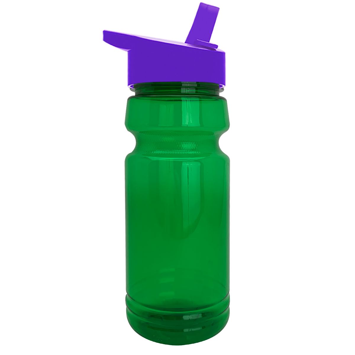 Custom logo Trainer RPET Bottle with Flip-Straw Lid - 24 oz.