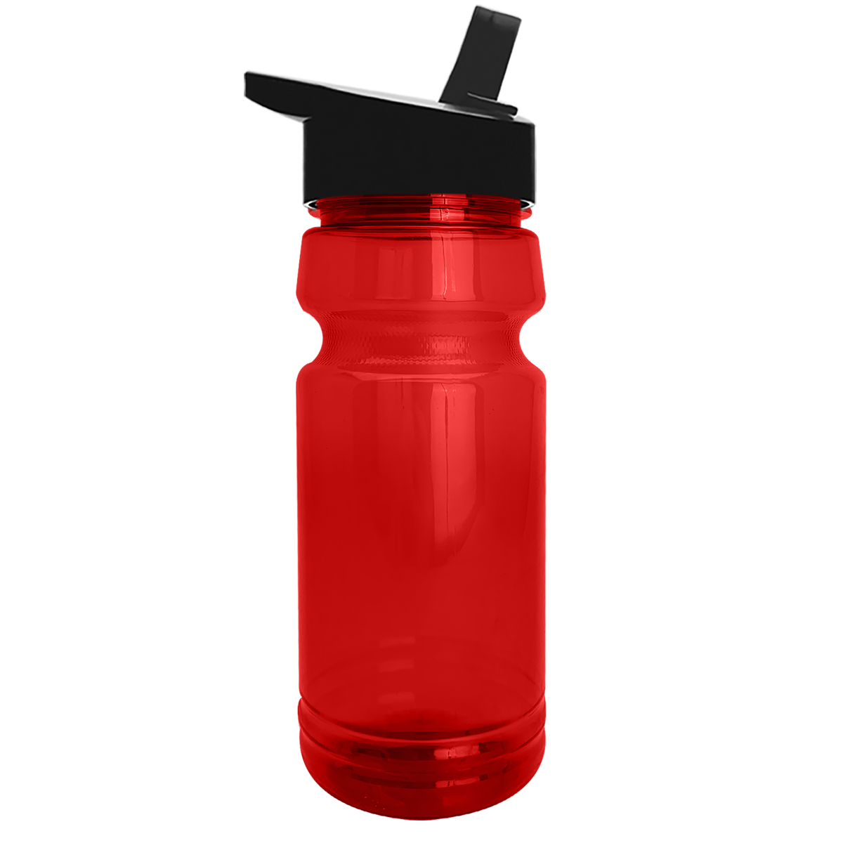 Custom logo Trainer RPET Bottle with Flip-Straw Lid - 24 oz.