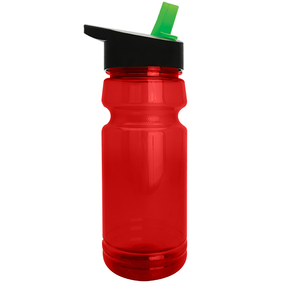 Custom logo Trainer RPET Bottle with Flip-Straw Lid - 24 oz.