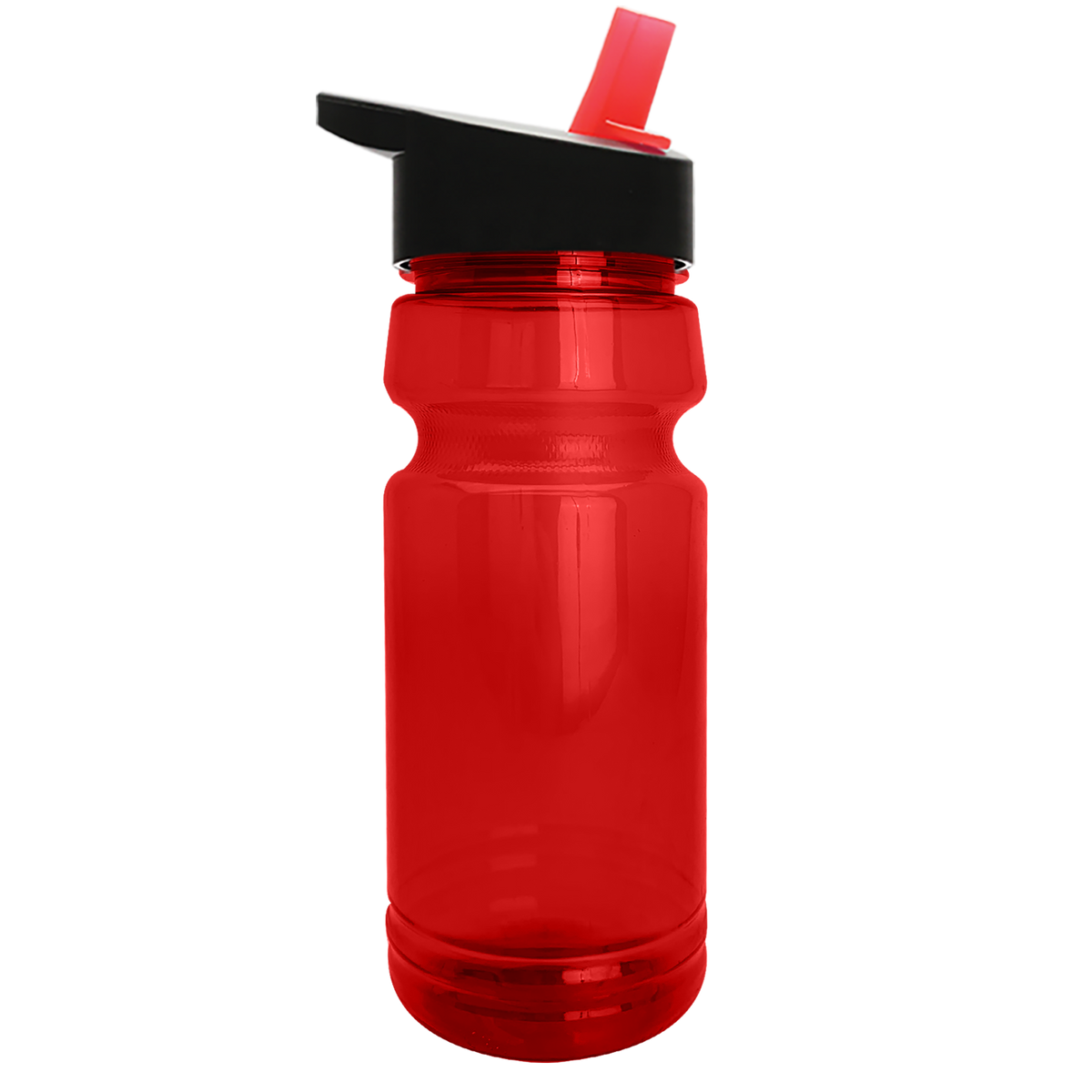 Custom logo Trainer RPET Bottle with Flip-Straw Lid - 24 oz.