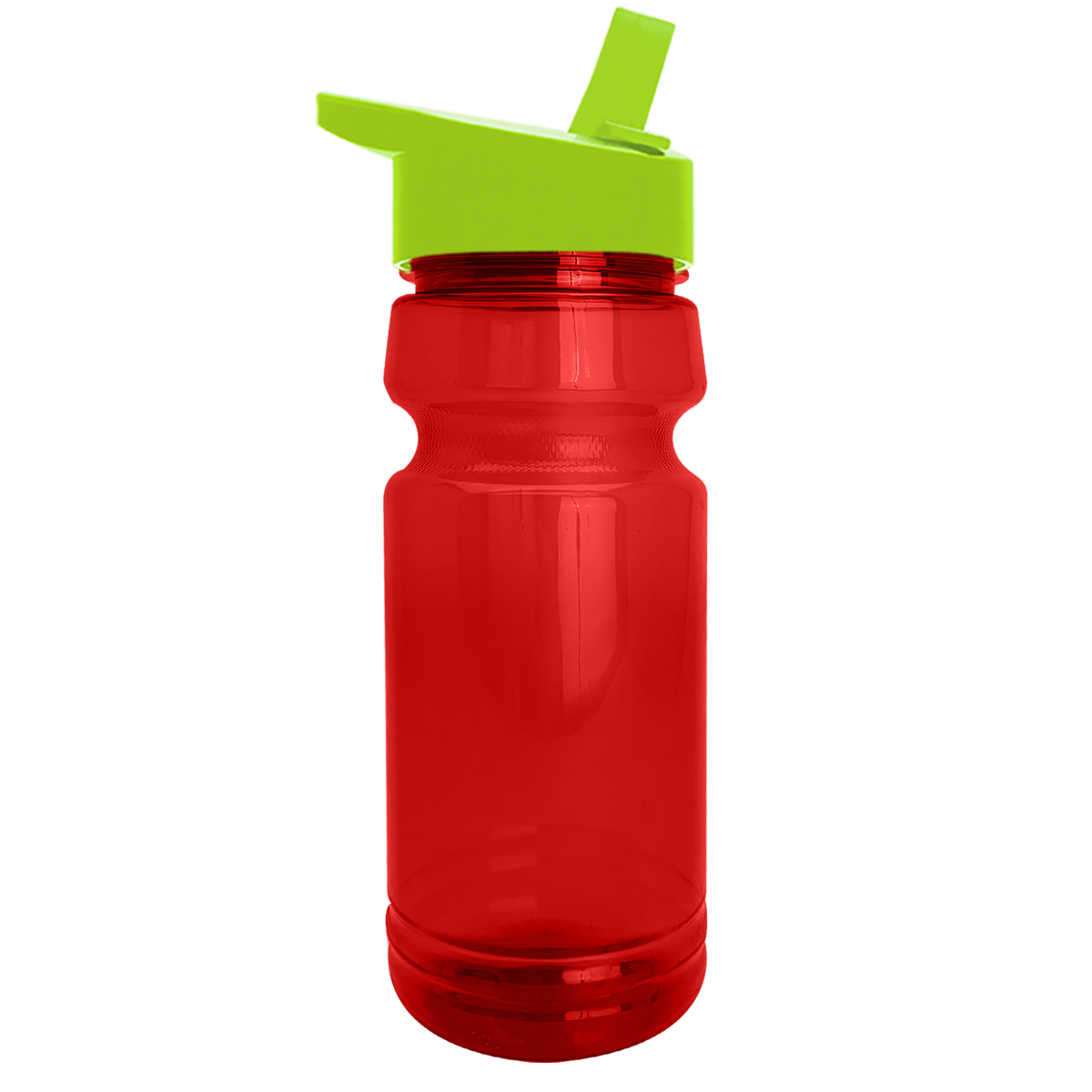 Custom logo Trainer RPET Bottle with Flip-Straw Lid - 24 oz.