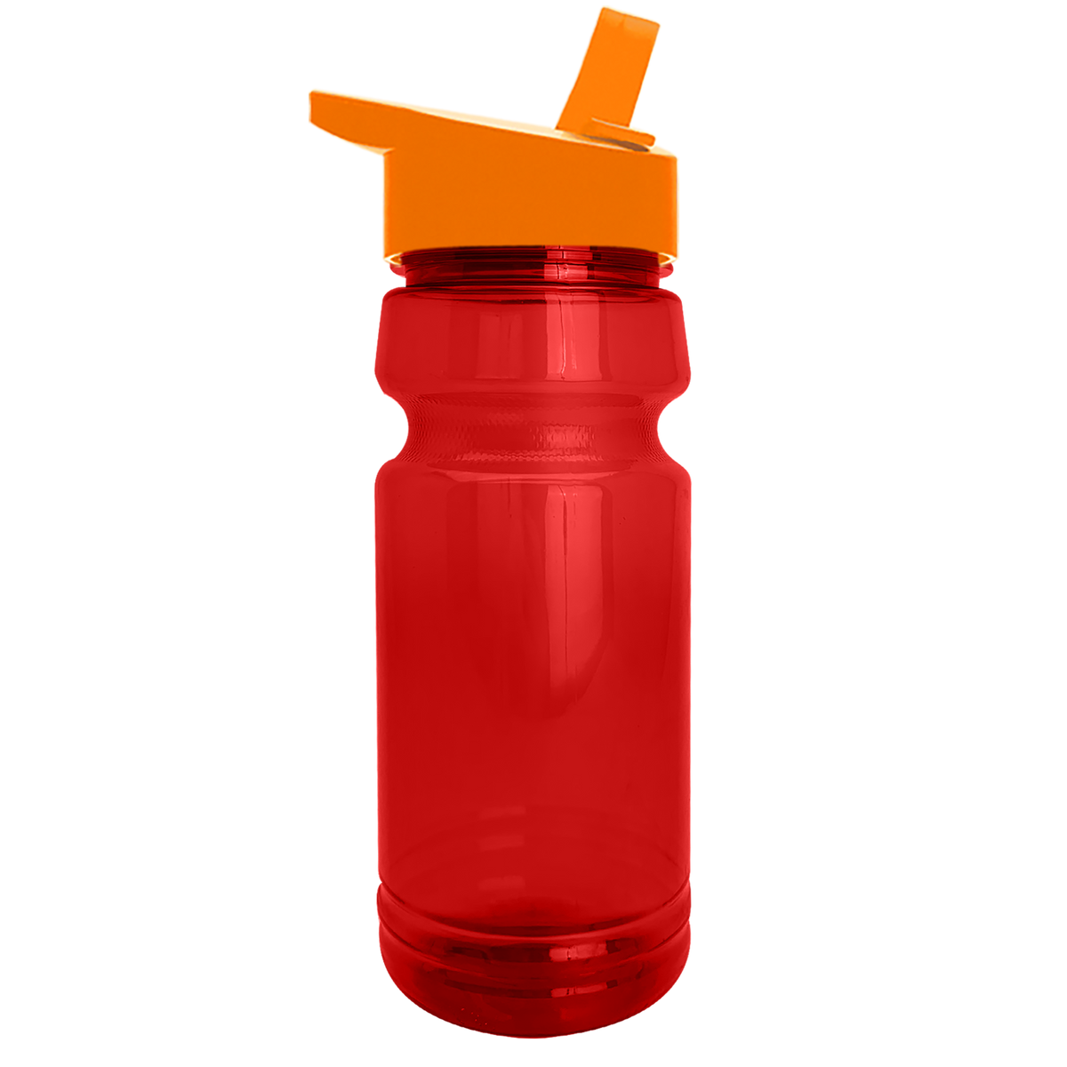 Custom logo Trainer RPET Bottle with Flip-Straw Lid - 24 oz.