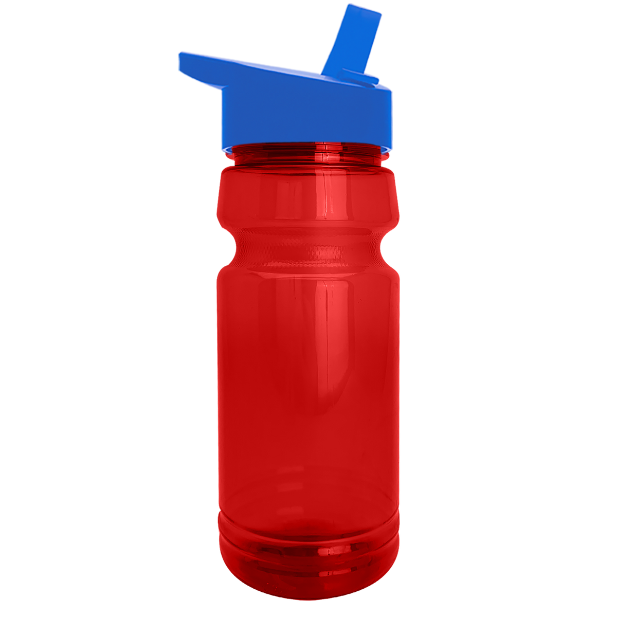 Custom logo Trainer RPET Bottle with Flip-Straw Lid - 24 oz.