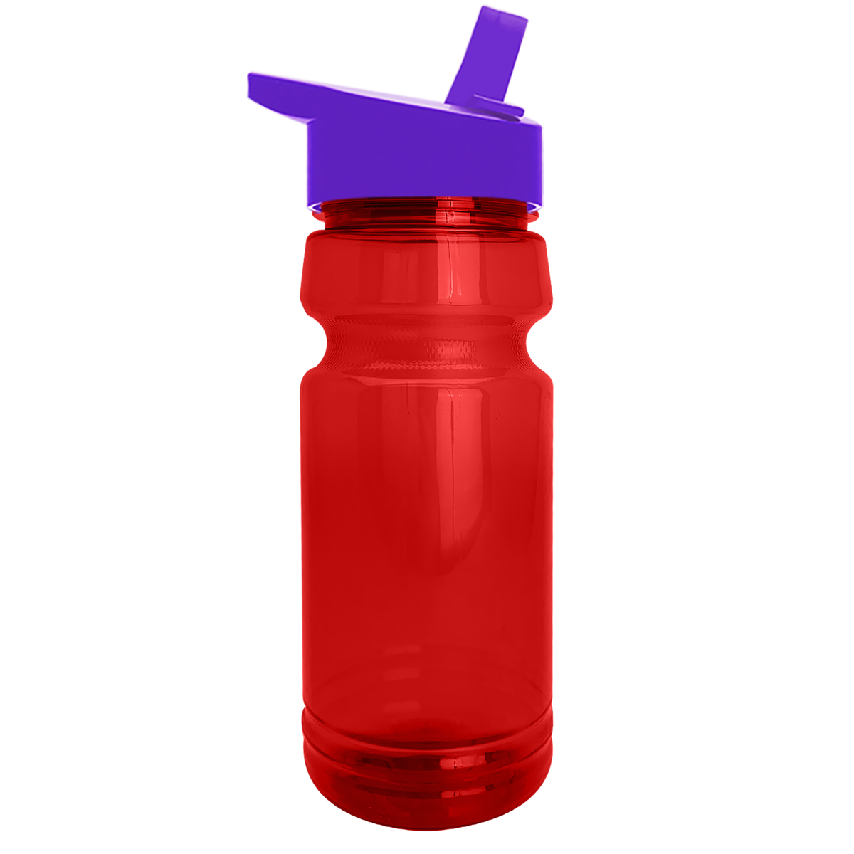Custom logo Trainer RPET Bottle with Flip-Straw Lid - 24 oz.