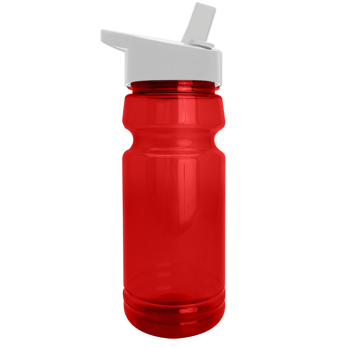 Custom logo Trainer RPET Bottle with Flip-Straw Lid - 24 oz.