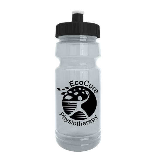 Custom logo Trainer RPET Bottle with Push-Pull Lid - 24 oz.