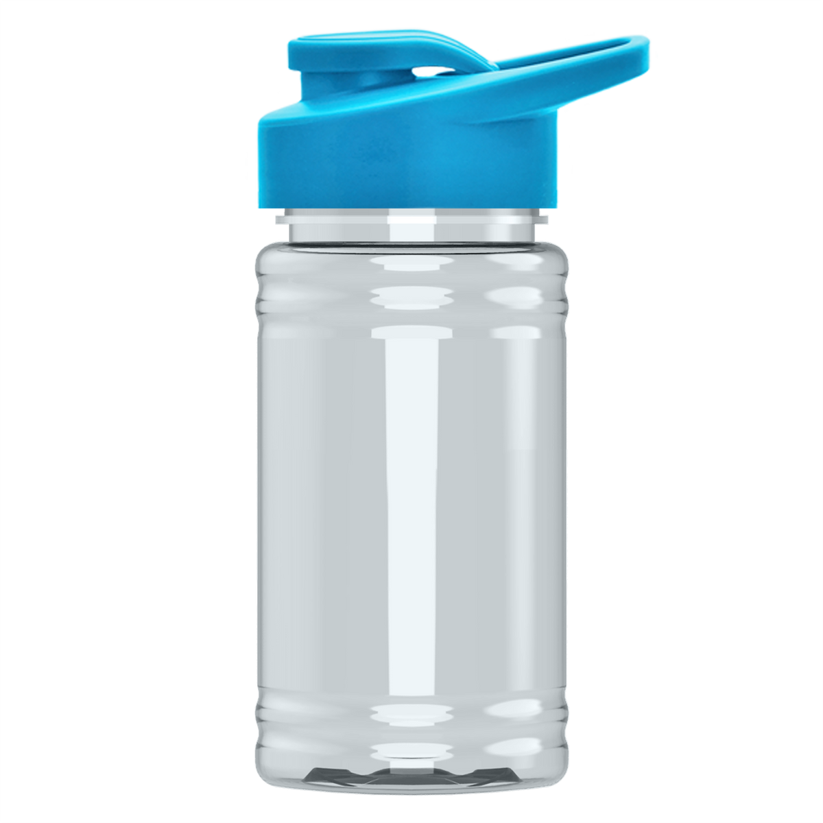 Custom logo Mini RPET Bottle with Drink-Thru Lid - 16 oz.