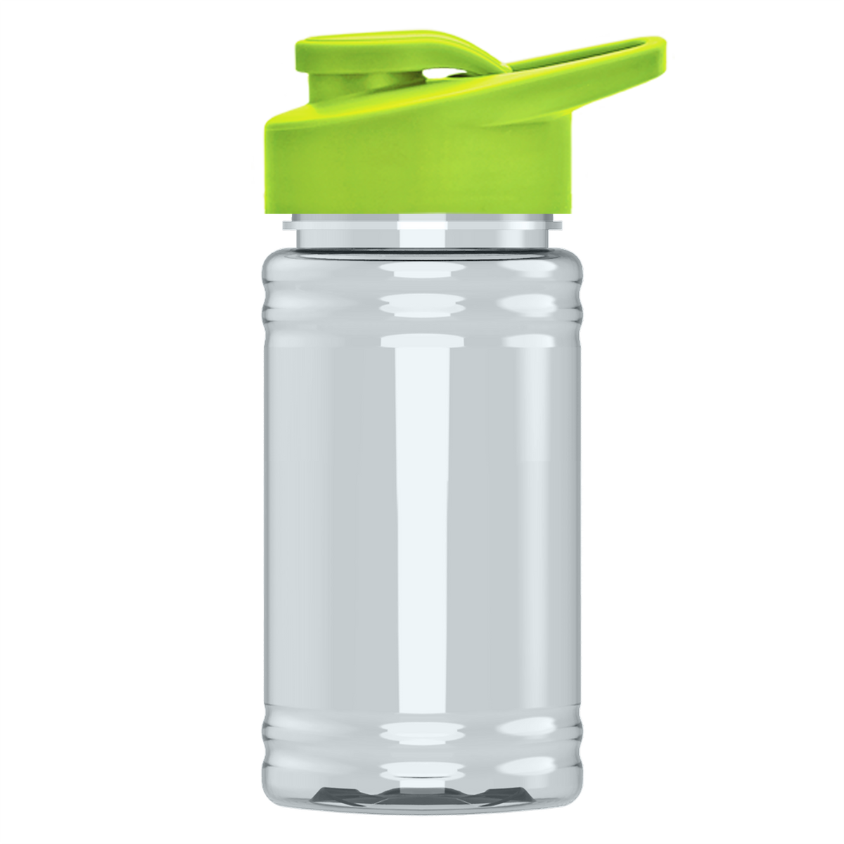 Custom logo Mini RPET Bottle with Drink-Thru Lid - 16 oz.
